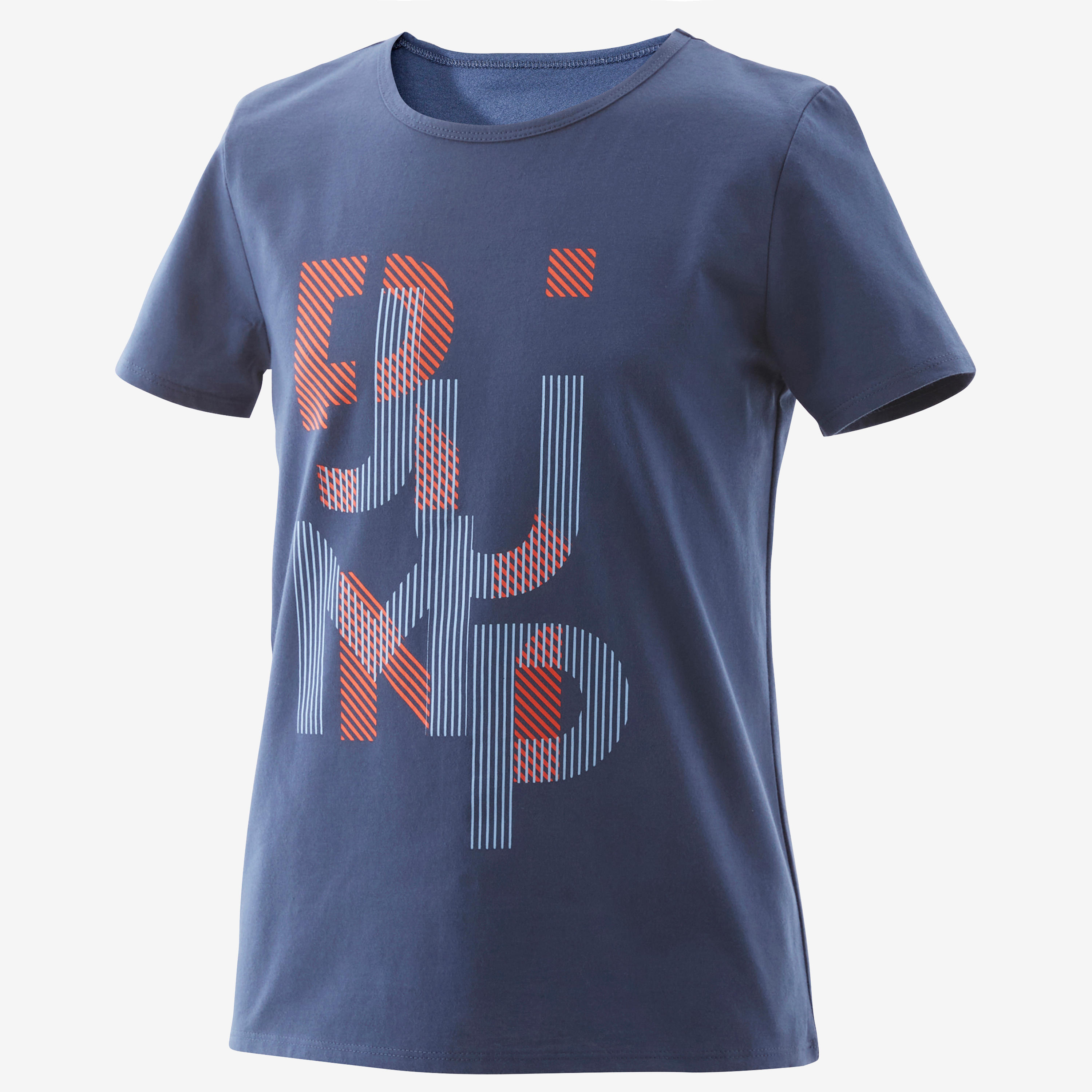 Kids' Basic T-Shirt - Blue Jean Print 2/4