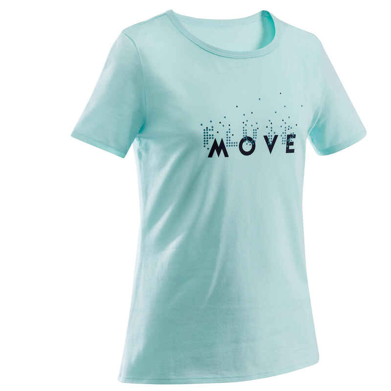 Kids' Basic T-Shirt - Turquoise/Print