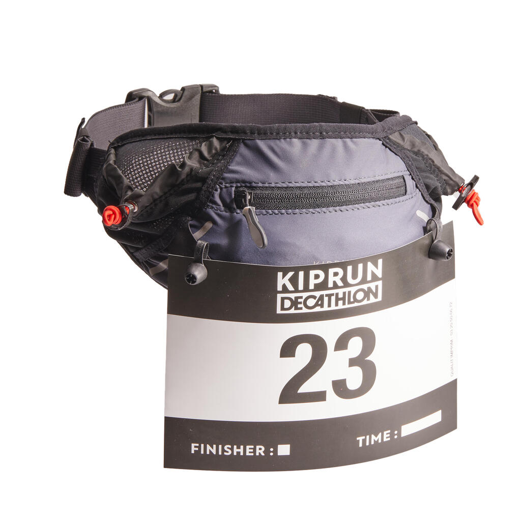 FLASK HOLDER BELT RUNNING 250 ML + RACE NUMBER