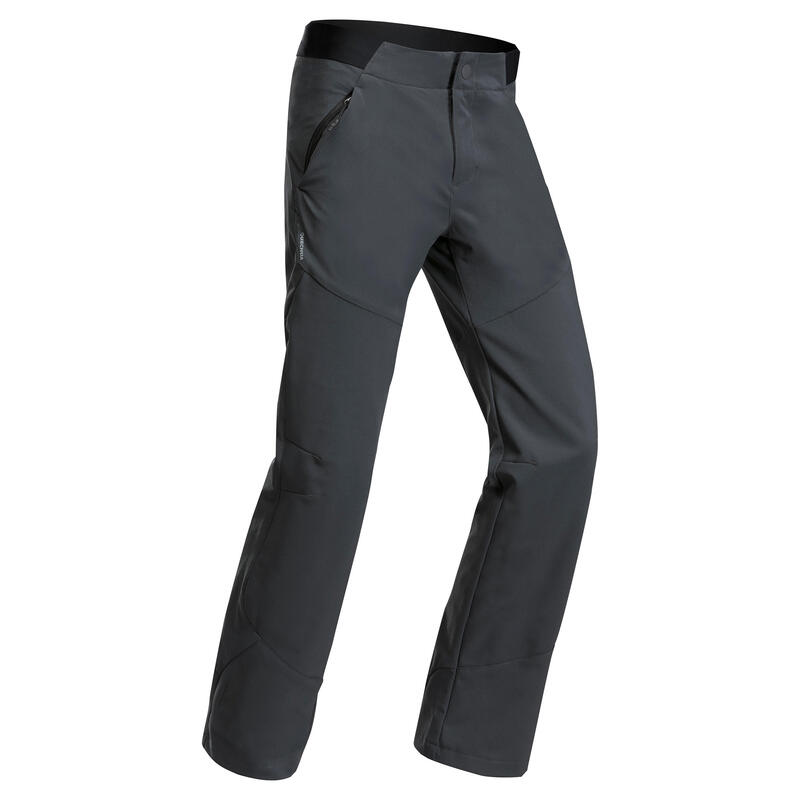 Pantalon de randonnée softshell - MH550 noir - Enfant 7-15 ans