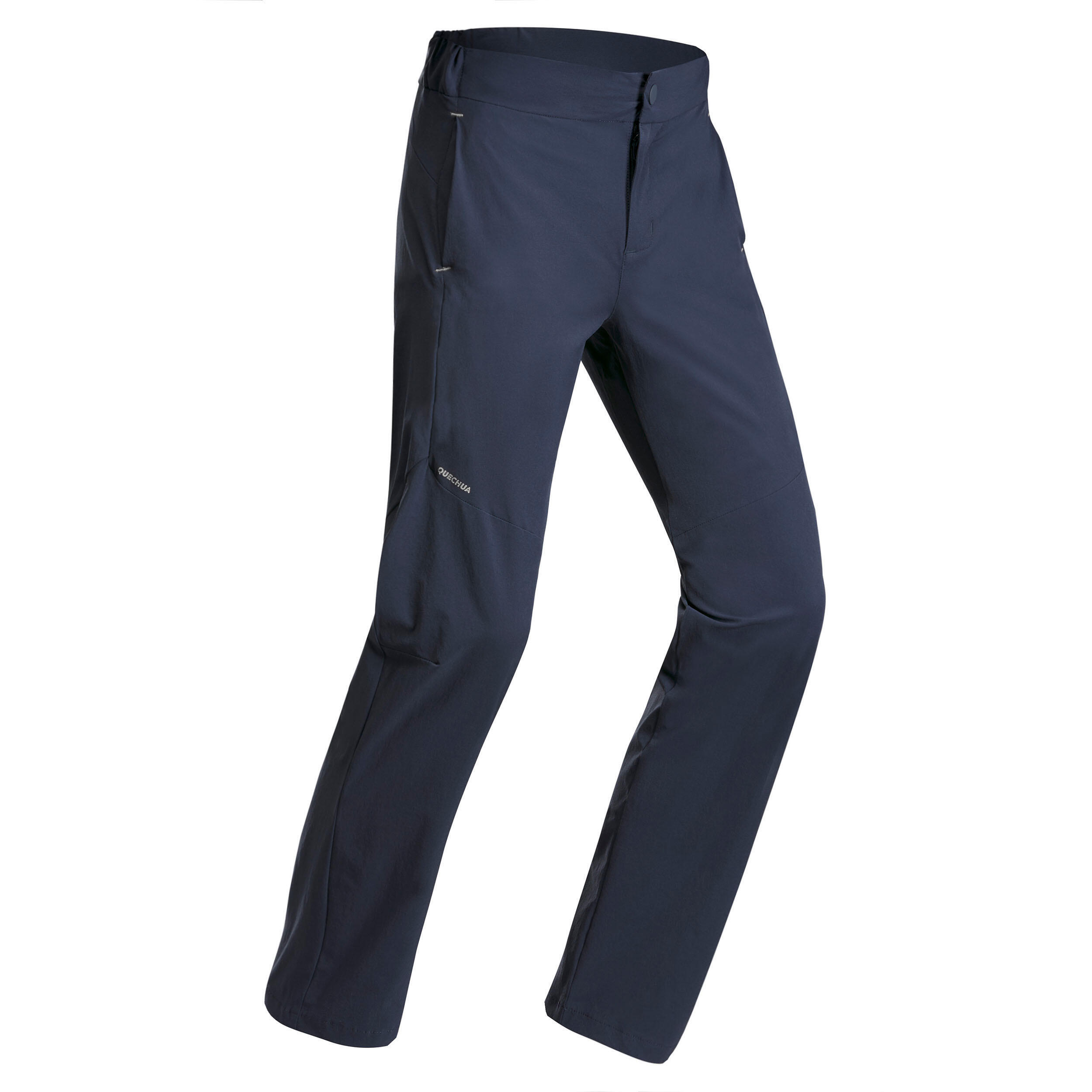 Kids’ Hiking Trousers - MH100 Aged 7-15 - Navy Blue 1/8