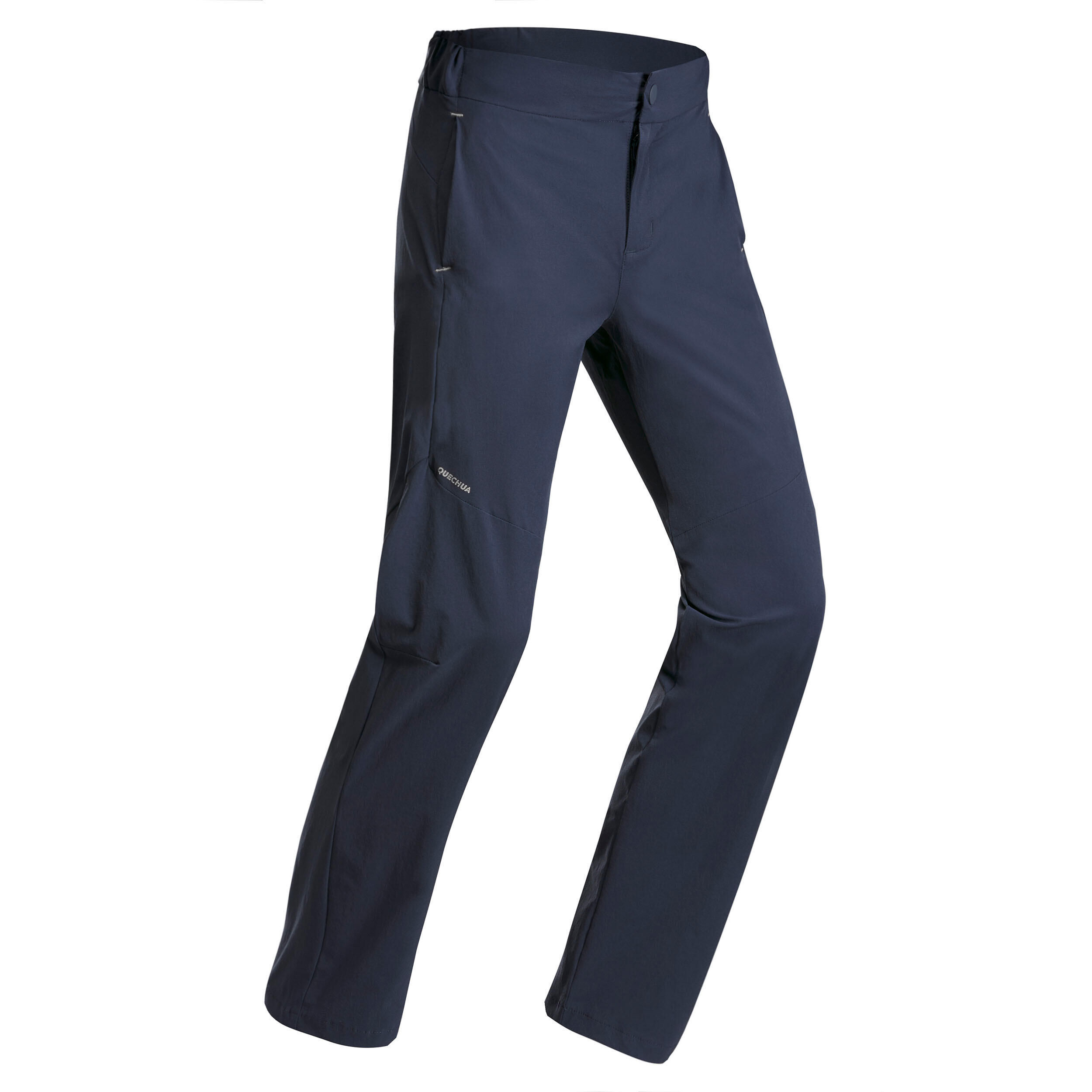 QUECHUA Kids’ Hiking Trousers - MH100 Aged 7-15 - Navy Blue