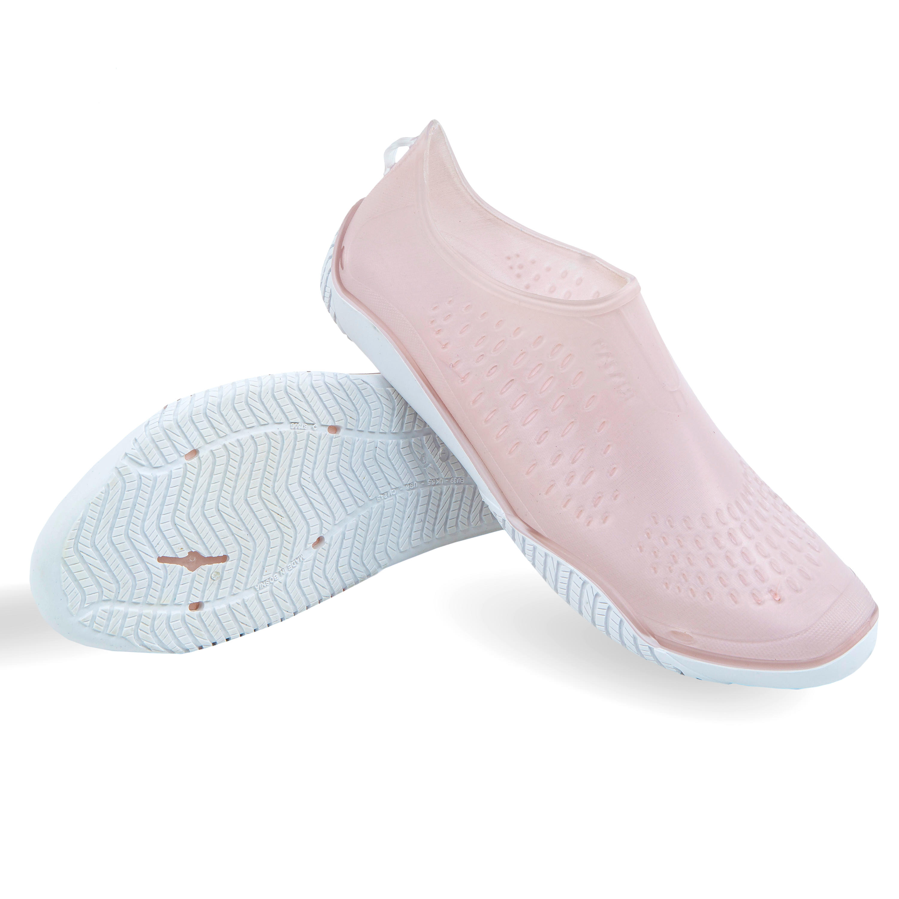 Decathlon | Scarpette Acquagym adulto FITSHOE rosa chiaro |  Nabaiji