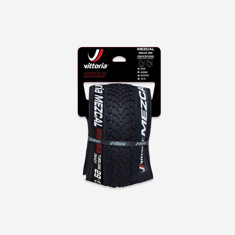 Buitenband mountainbike Vittoria Mezcal Tubeless Ready verstevigd 29 x 2.25"