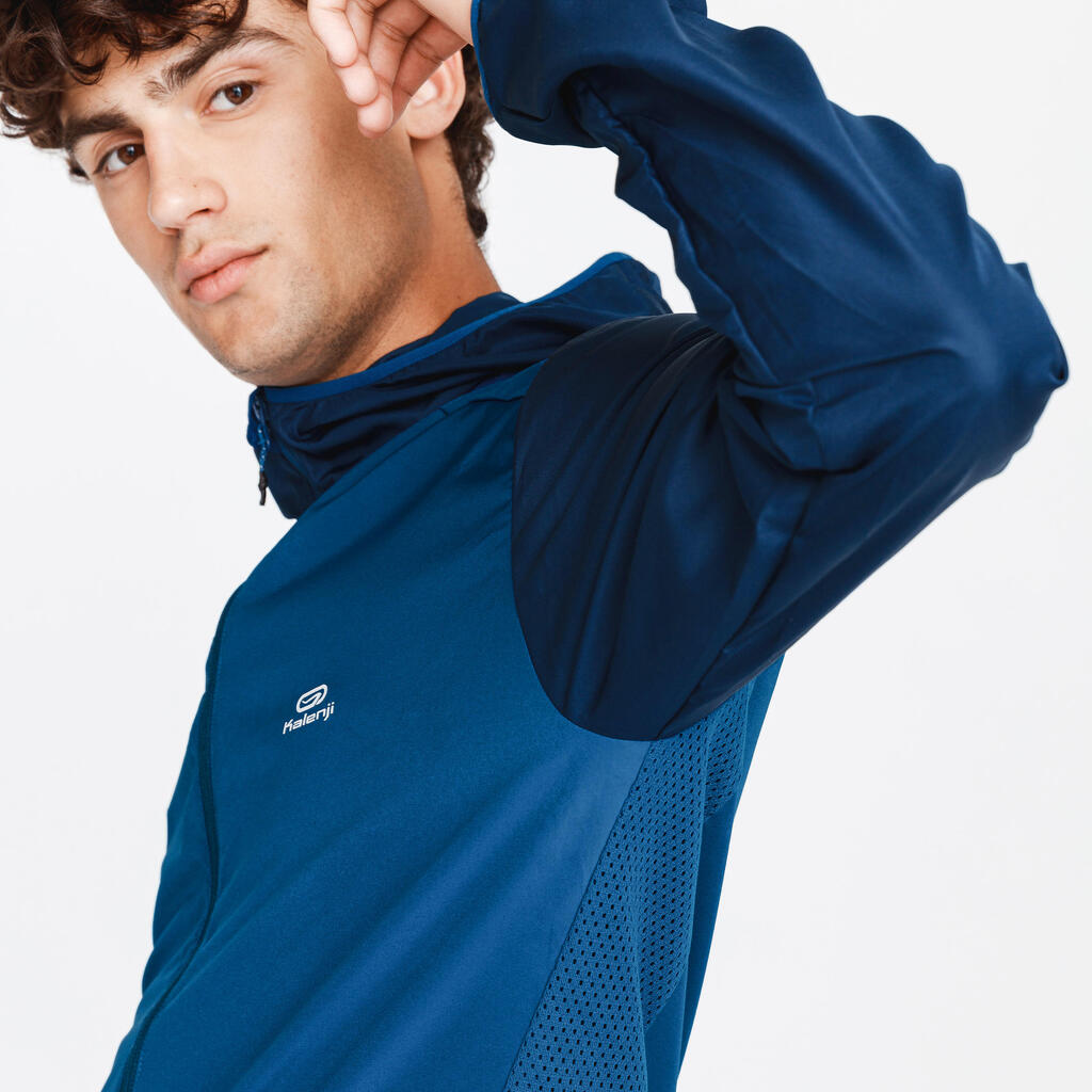 Laufjacke Herren winddicht - Run Wind blau