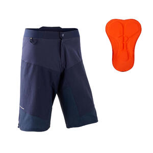 Pantalón de ciclismo MTB hombre Rockrider ST 500 azul marino