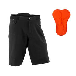 Padded Mountain-Biking Shorts - Black