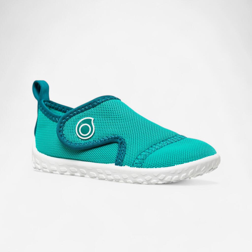 Chaussures aquatiques Bébé - Aquashoes 100 Turquoise