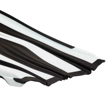 Plaukmenys nardymui su akvalangu „SCD 900“, juodos ir baltos spalvų