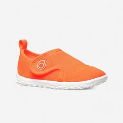 Chaussures Aquatiques Aquashoes 100 Bebe Vertes Subea Decathlon