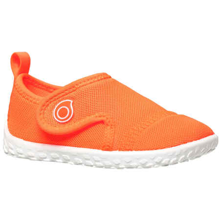 Zapatos de playa para bebés Subea Aquashoes 100 coral