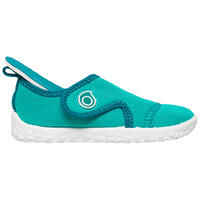 נעליים לים דגם Aquashoes 100 לתינוקות - טורקיז
