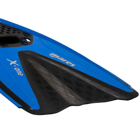 Snorkelling fins X-one junior for kids - black and blue