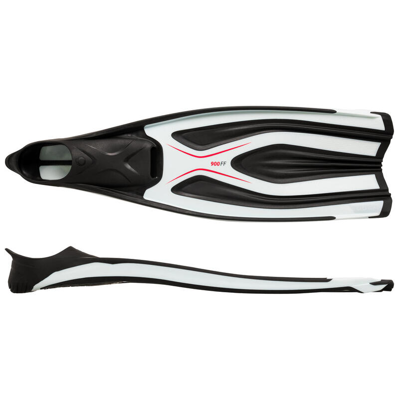 Barbatanas de Mergulho FF 500 Power Branco Preto