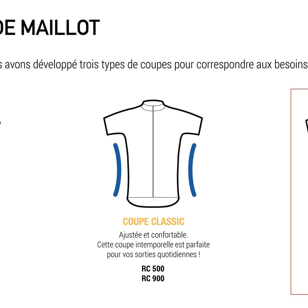 Radtrikot kurzarm Rennrad RACER rot