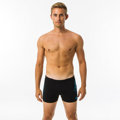 Bañador Hombre natación Arena bóxer negro azul