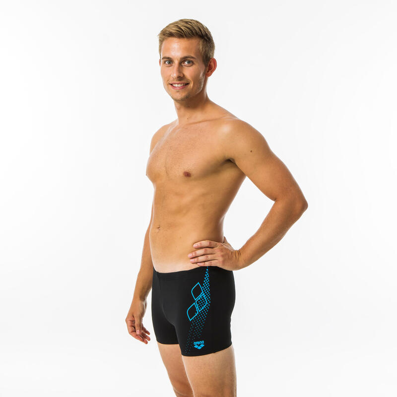 MAILLOT DE BAIN BOXER ARENA NOIR BLEU