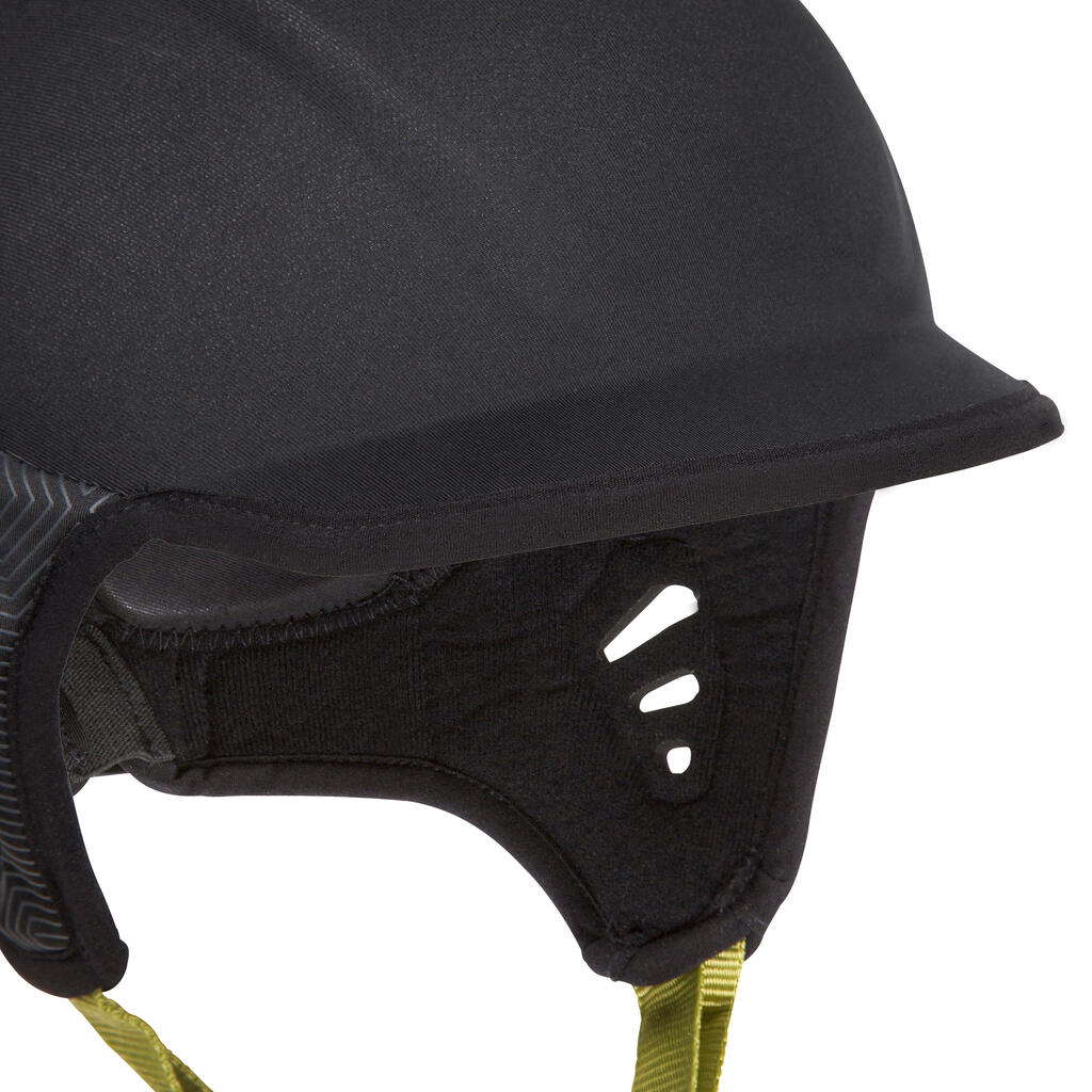 Surfing helmet yellow
