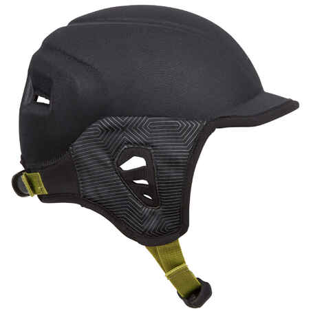 Helmet for surfing. black