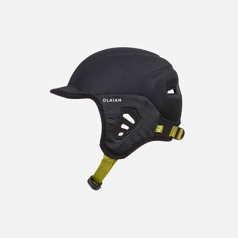 Helmet for surfing. black