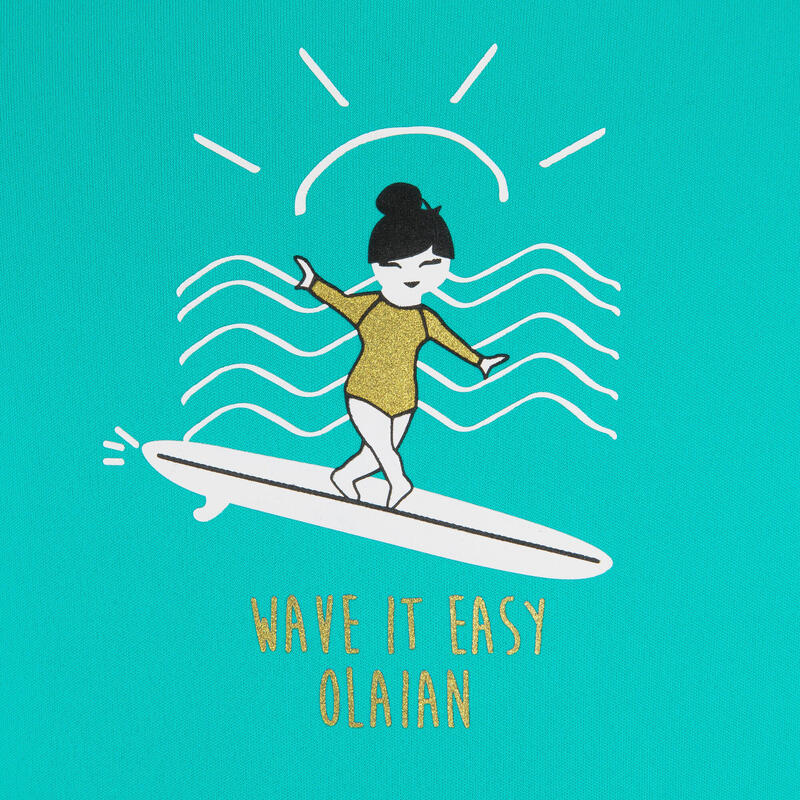 Dětské tri��ko na surf s UV ochranou 100