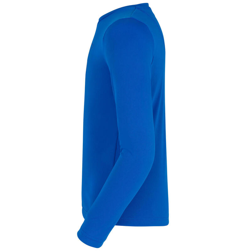 Wasser-T-Shirt Surfen Kinder UV-Schutz langarm - blau bedruckt 