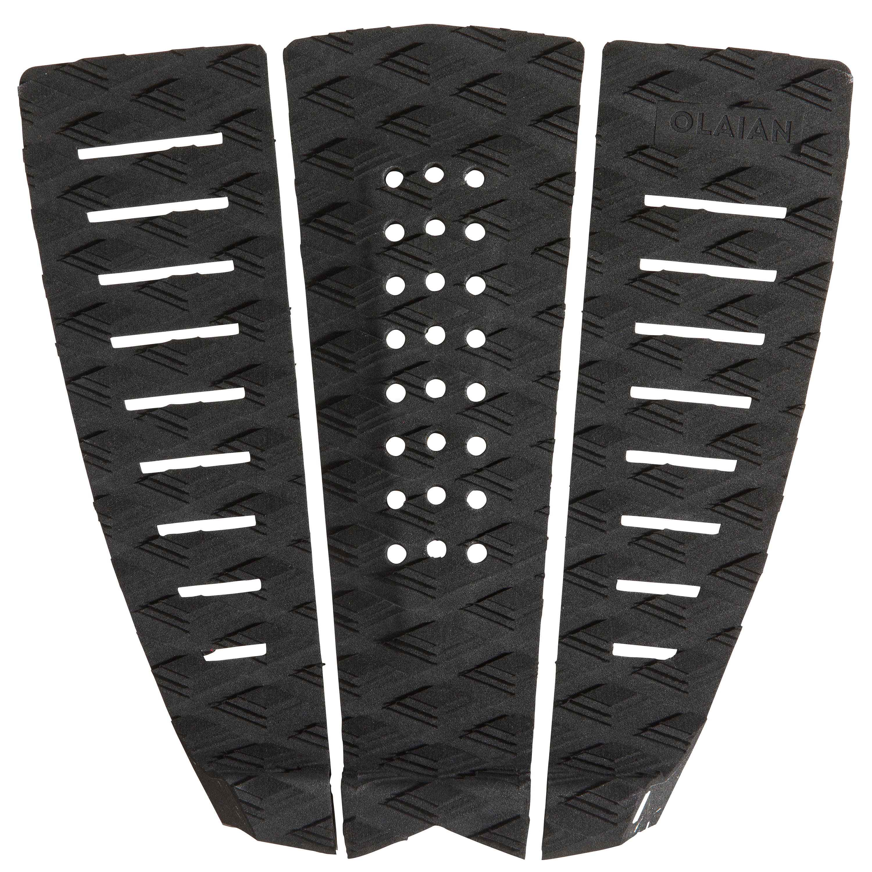 Back foot 3-Part SURF PAD - Black 3/7