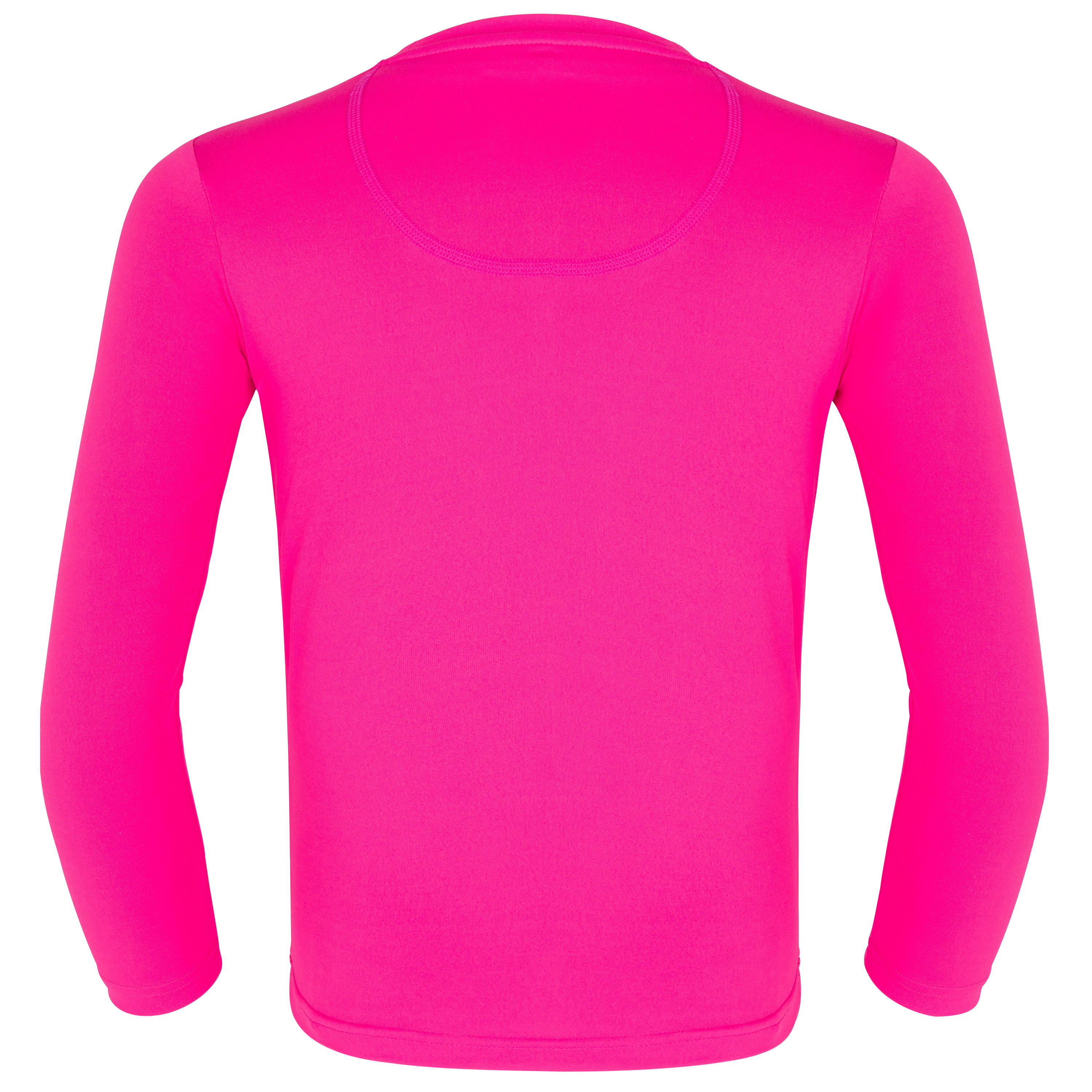 kids’ surfing anti-UV long-sleeved printed water T-shirt - pink 6/8