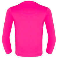 UV-Shirt langarm Kinder UV-Schutz 50+  rosa/bedruckt