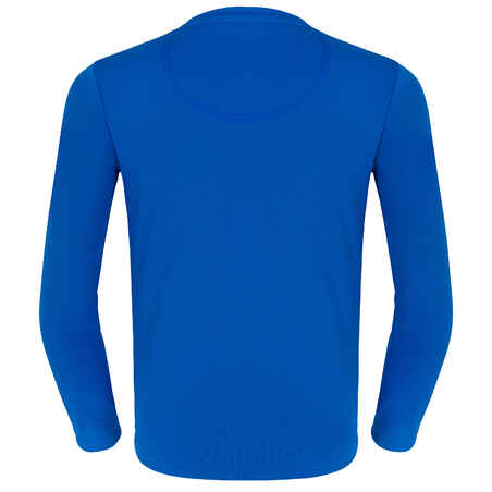 UV-Shirt langarm Kinder UV-Schutz 50+blau/bedruckt