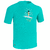 Water tee shirt anti uv surf enfant vert turquoise imprimé