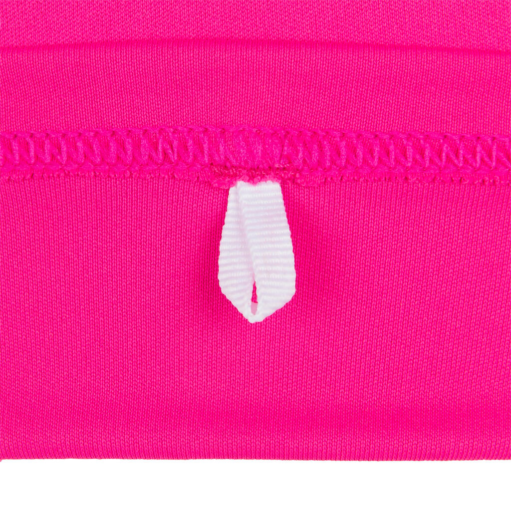 T-shirt anti UV manches longues surf Junior - 100 rose