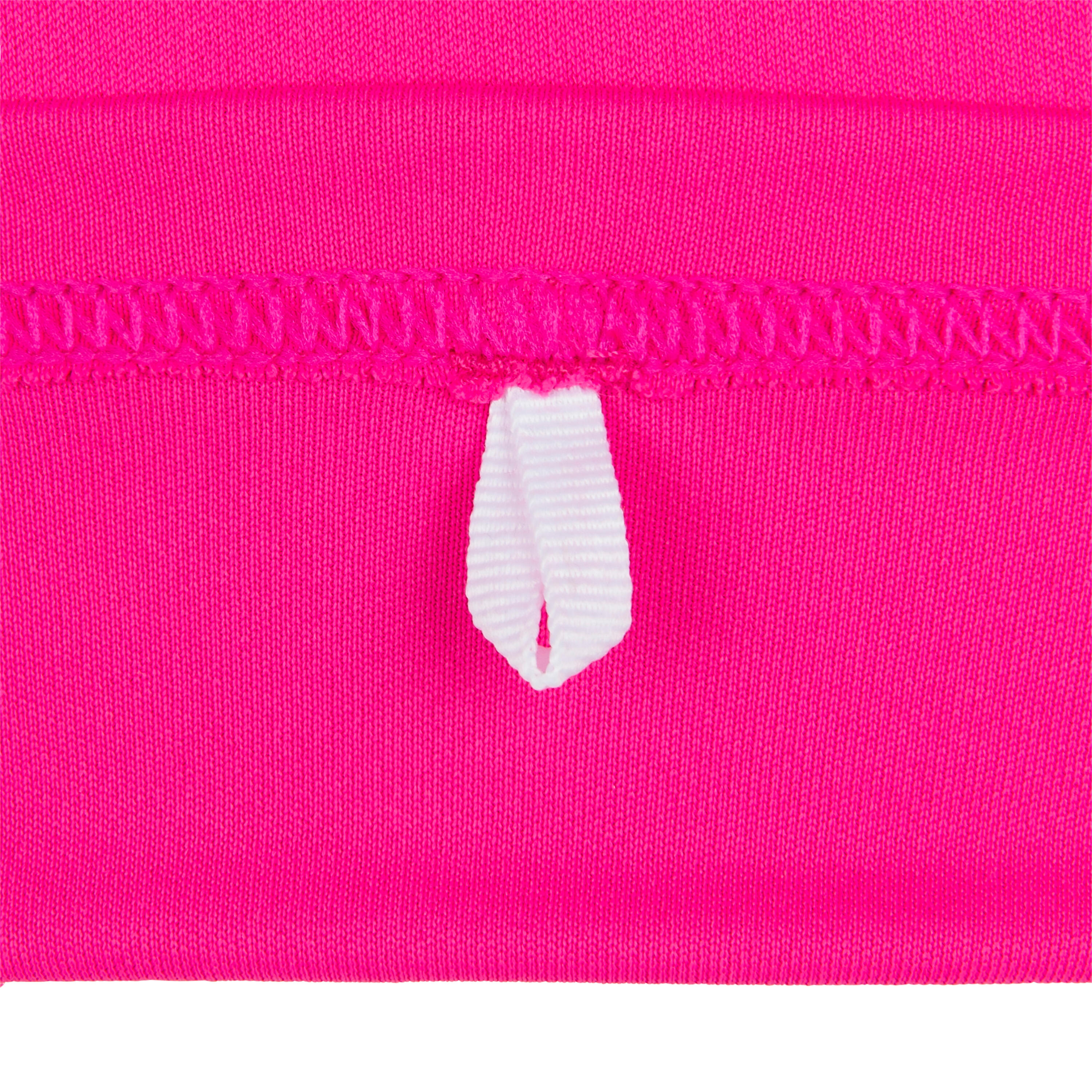 kids’ surfing anti-UV long-sleeved printed water T-shirt - pink 7/8