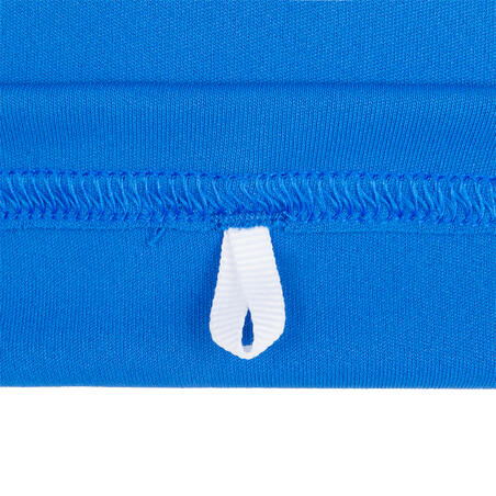 water tee shirt anti UV surf manches longues enfant bleu imprimé