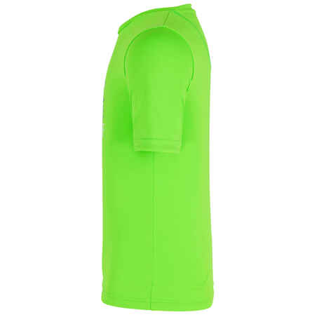 UV-Shirt Kinder UV-Schutz 50+ grün/bedruckt