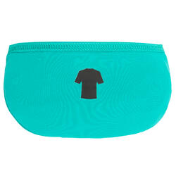 water tee shirt anti UV surf enfant vert turquoise imprimé