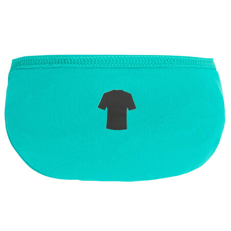 water tee shirt anti UV surf enfant vert turquoise imprimé