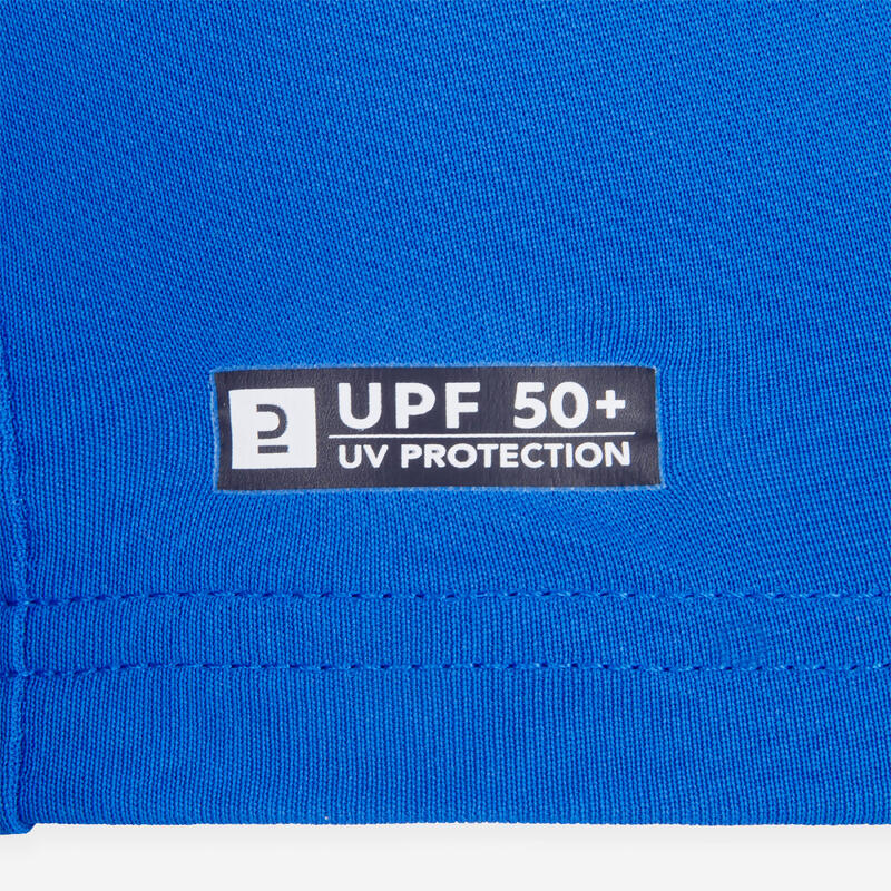 Bluză anti-UV 100 UPF50+, UV>95% Imprimeu Albastru Copii