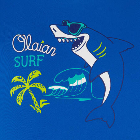 Солнцезащитная футболка с длинными рукавами для серфинга для детей 100
