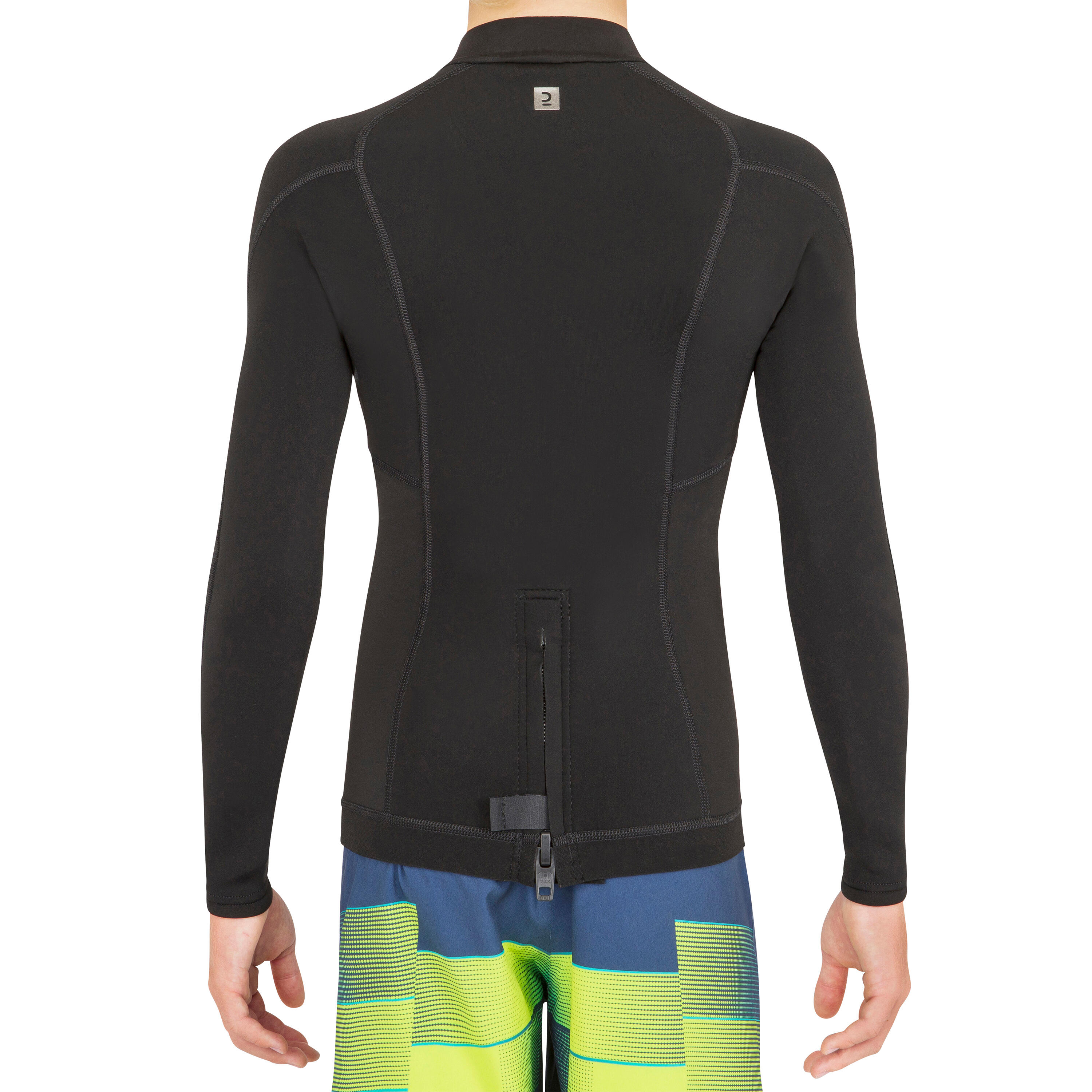 UV-Shirt Kinder langarm - 900 schwarz 3/5