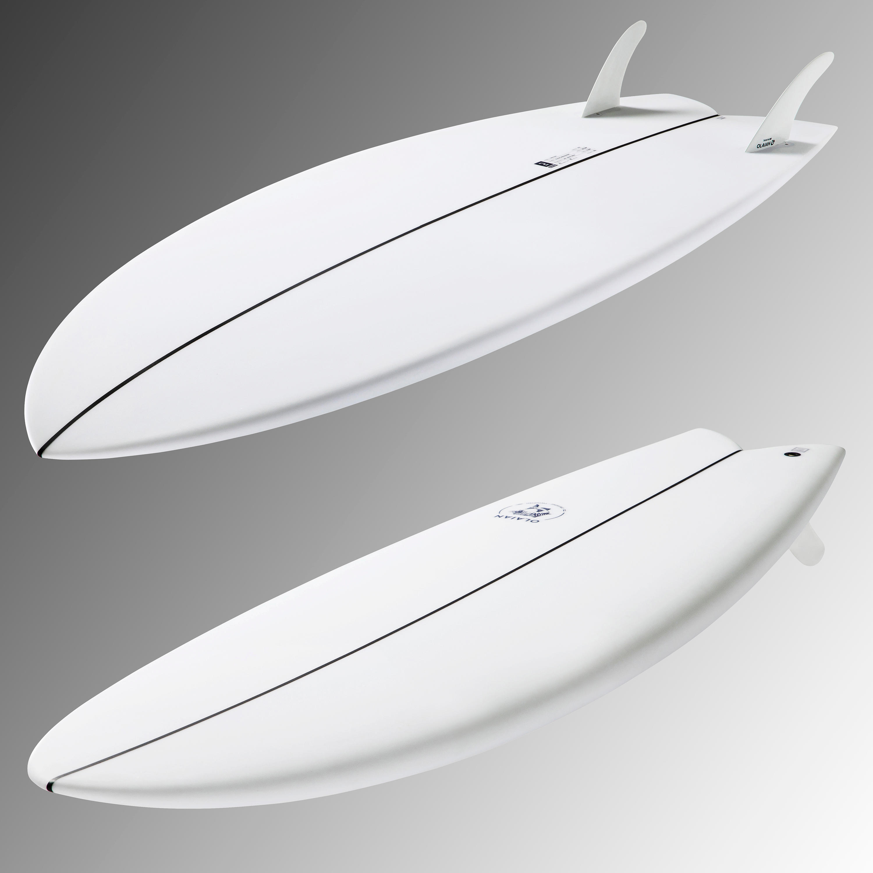 FISH 900 5'8" 35 L. Comes with 2 twin fins. 7/15