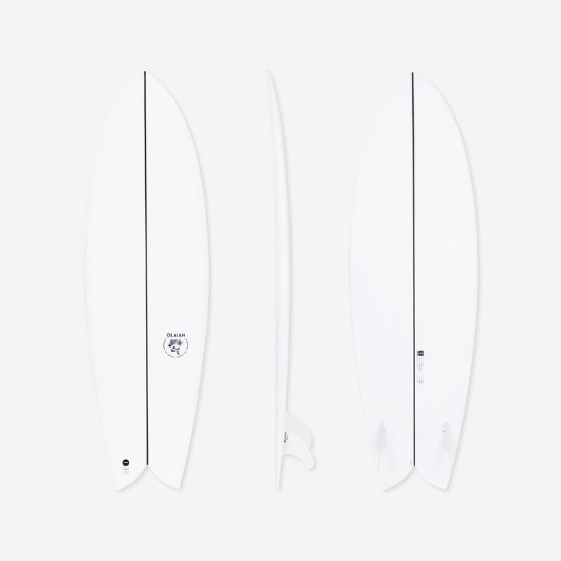 SURF FISH 900 5'8" 35 L.Livrée avec 2 ailerons twin .