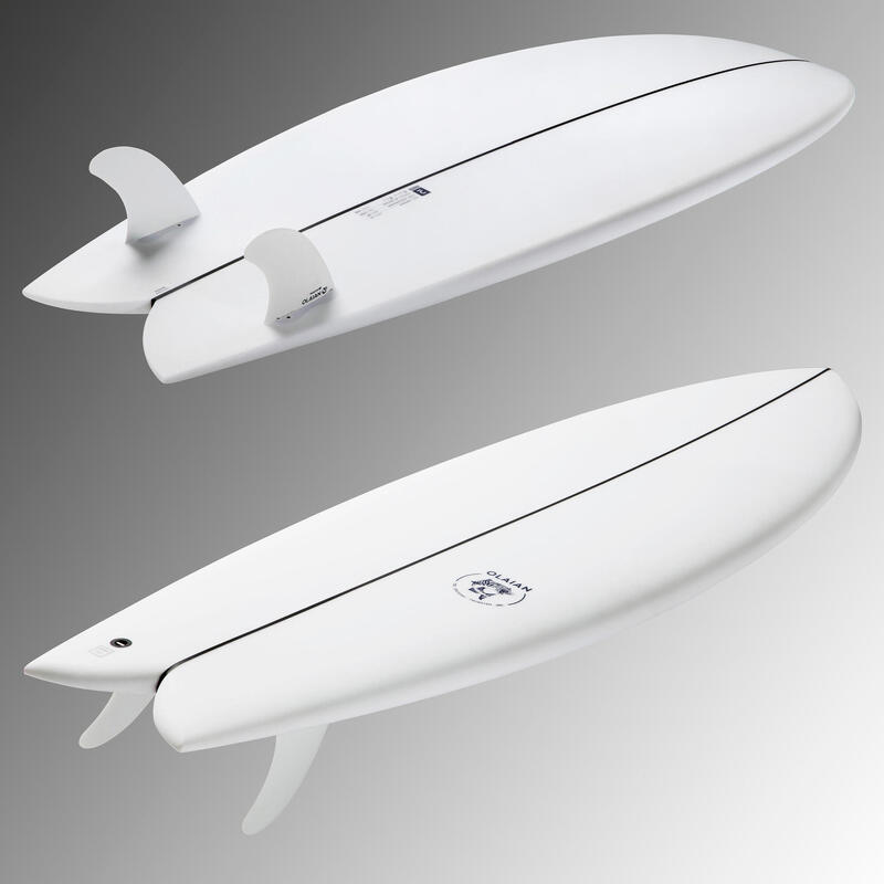 Fish surfboard 900 6'1" 42 l inclusief 2 vinnen.