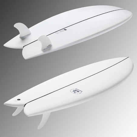 FISH 900 6'1" 42 L. Supplied with 2 twin fins.