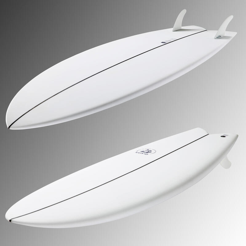 Surfboard 6'1" - Fish 900 42 L inkl. 2 Twin-Finnen
