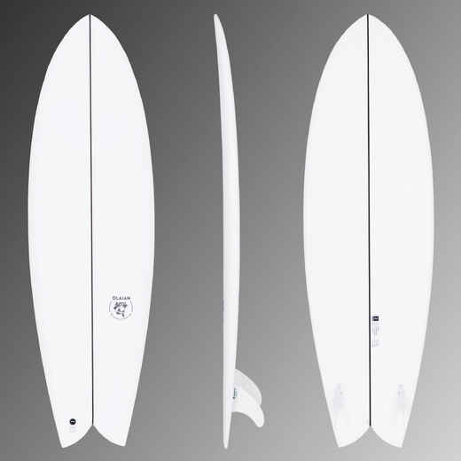 
      FISH 900 6'1" 42 L. Supplied with 2 twin fins.
  