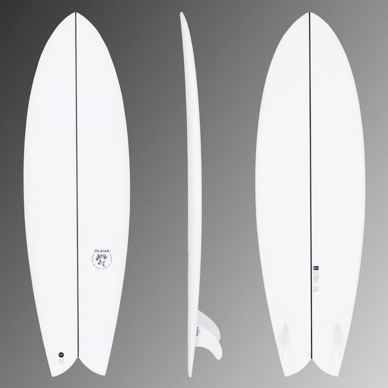 Surfboard 6'1" - Fish 900 42 L inkl. 2 Twin-Finnen