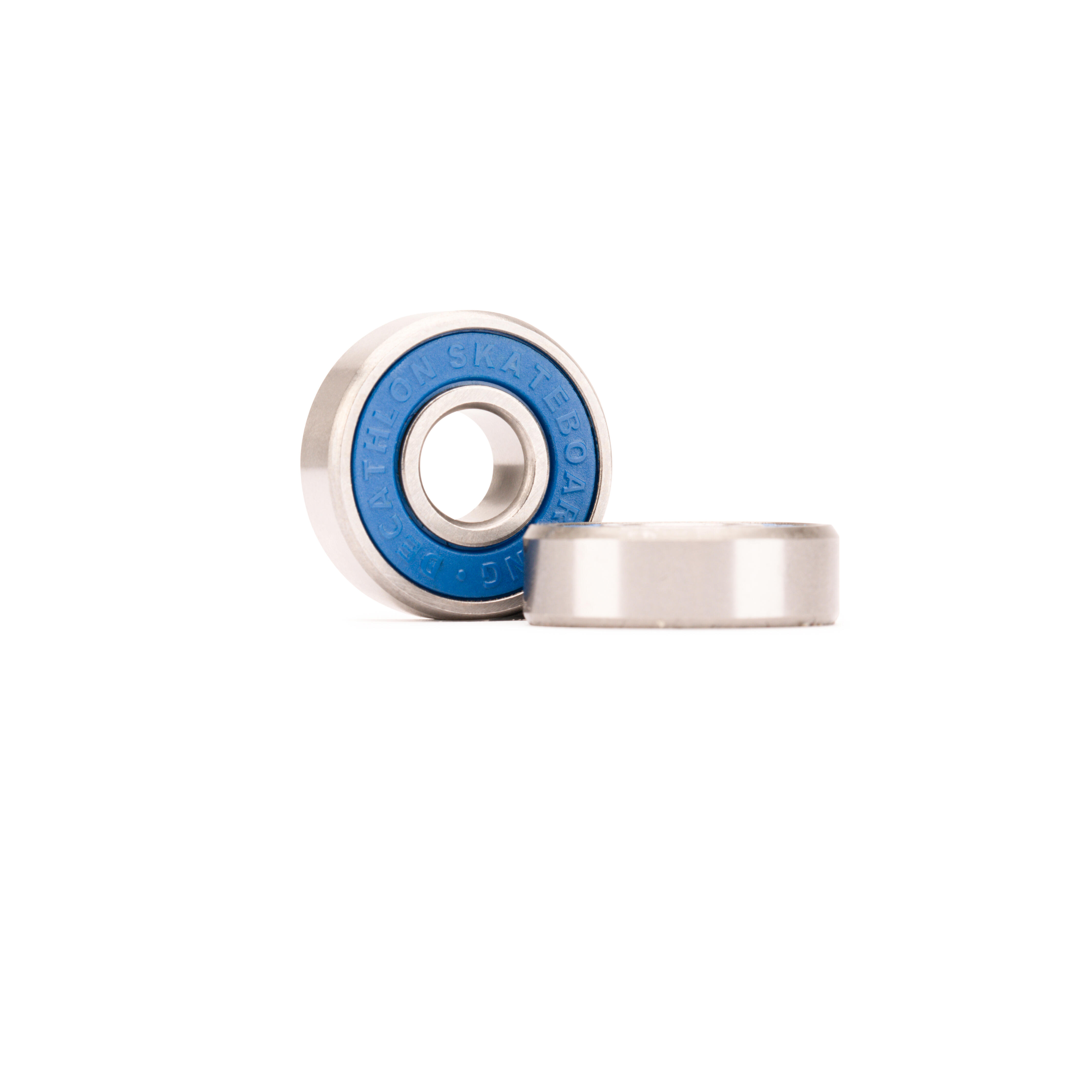 SET OF 8 HIGH-QUALITY BLUE BR500 SKATEBOARD BEARINGS