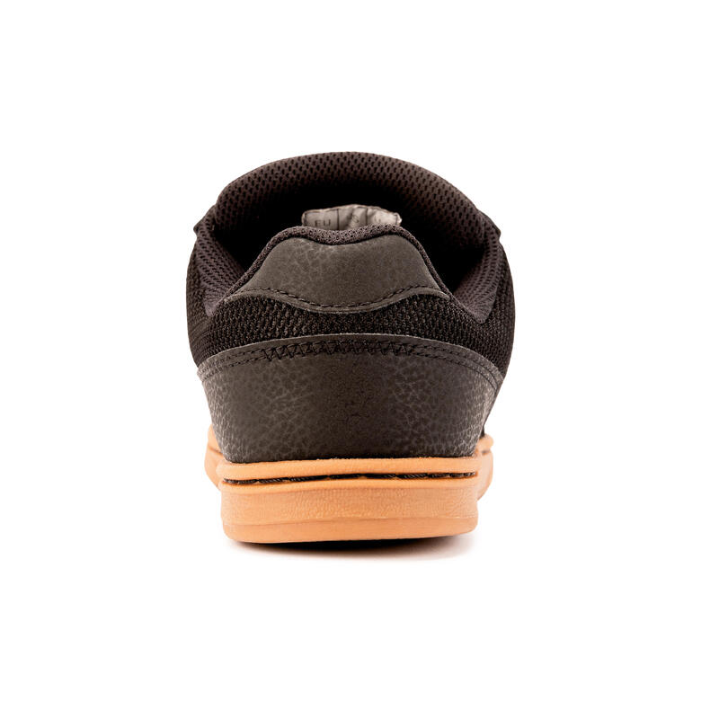 Gyerek gördeszkás cipő Crush 500, gumitalp, fekete 