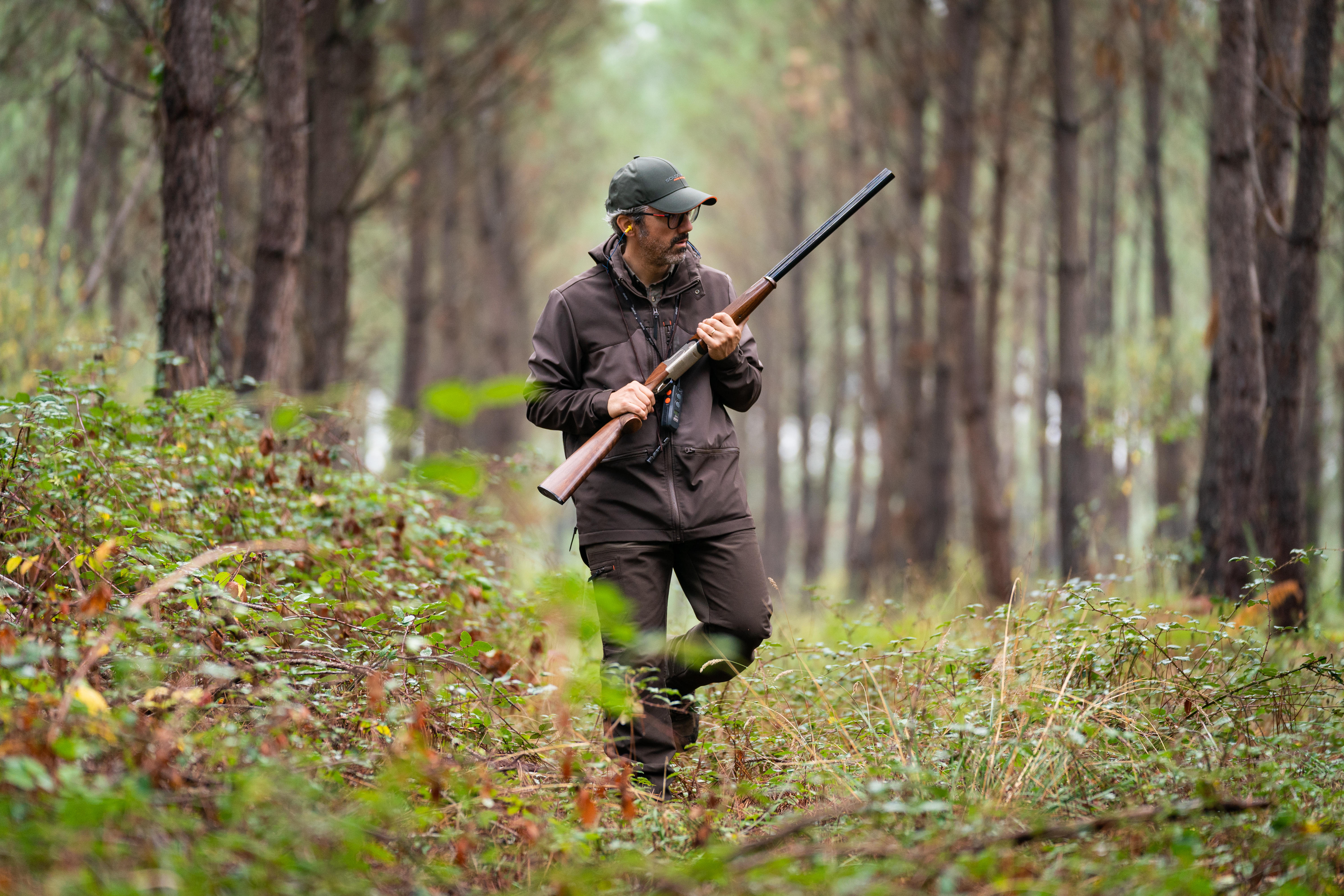 Men’s Softshell Hunting Jacket - 500 Brown - SOLOGNAC